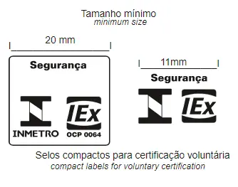 Selos de Identificação da Conformidade para o Produto de Segurança Compulsório